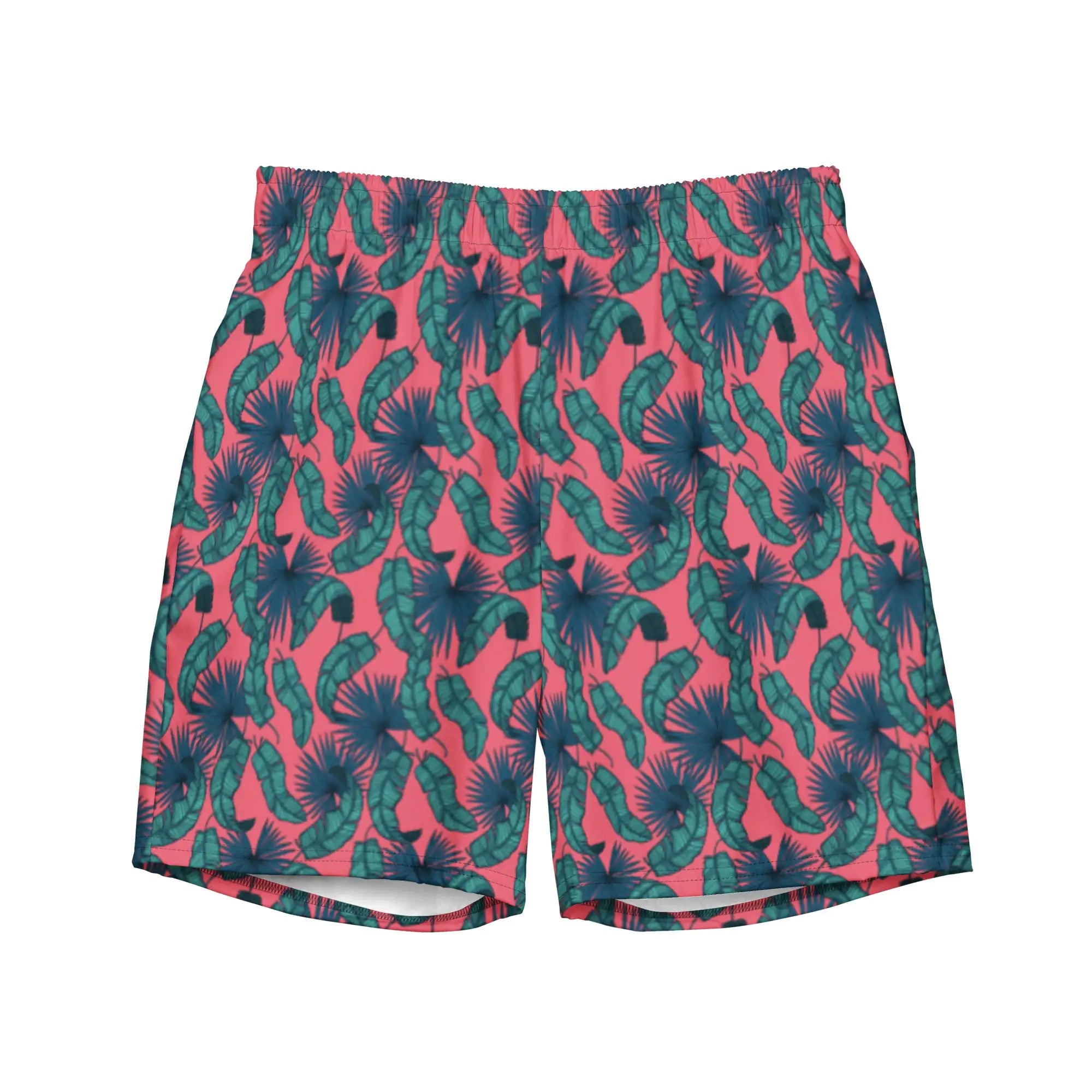 Men's Tropical Flamingo Palms Board Shorts