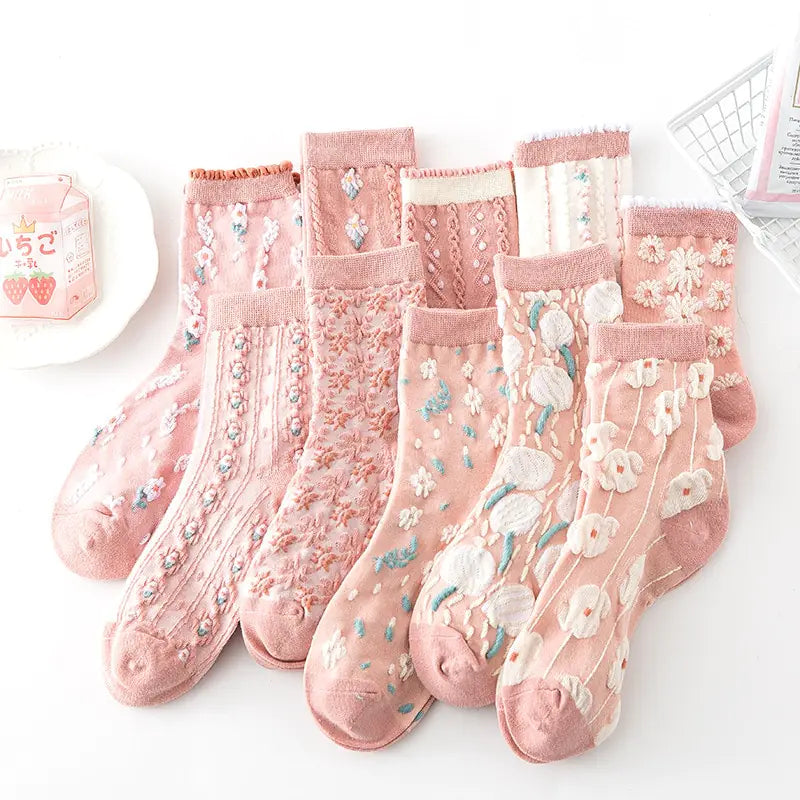 women  socks  floral  embroidered socks  socks embroidery  socks with flowers  flowers socks  socks flower  floral socks womens  flower socks women  ladies floral socks  vintage floral embroidery  vintage embroidery flowers