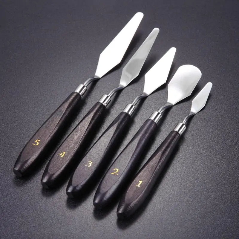 5pcs Set Stainless Steel Palette