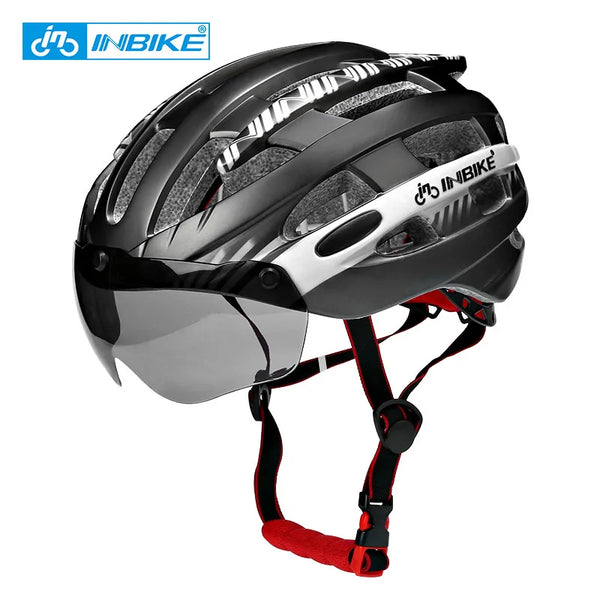 Casco de Ciclismo con Gafas Ultraligero