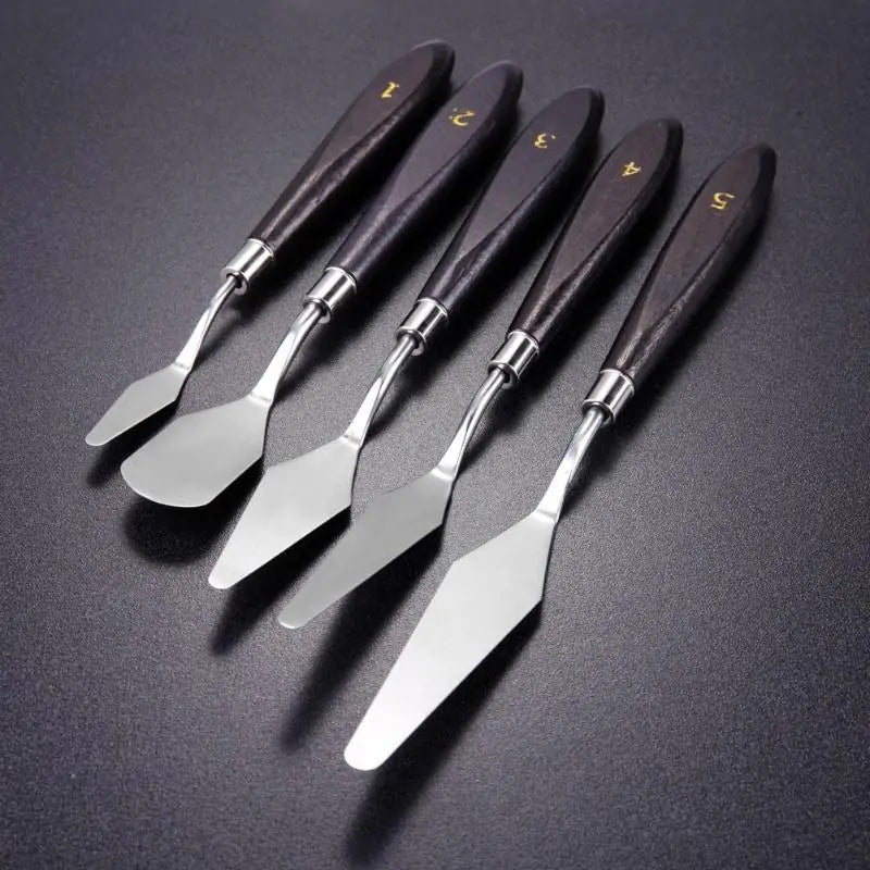 5pcs Set Stainless Steel Palette