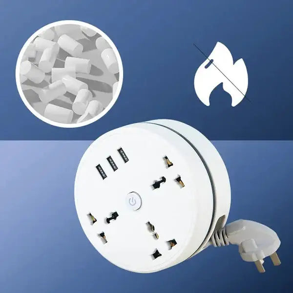 Universal Power Strip Extension Cord