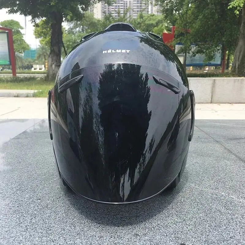 Medio casco de motocicleta