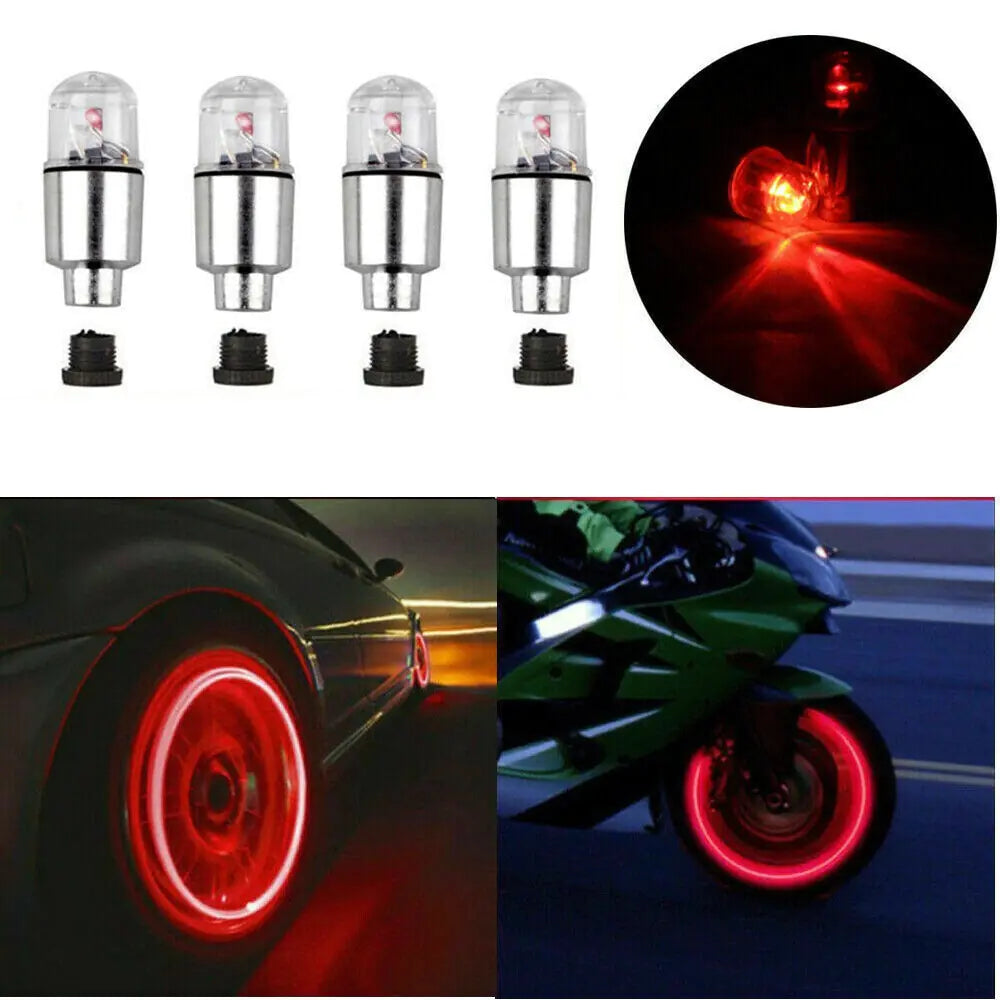 Tire Air Valve Stem LED Light Cap Cover