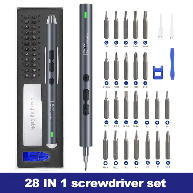 Electric Screwdriver 62/28/120pcs IN 1 Screwdriver Set