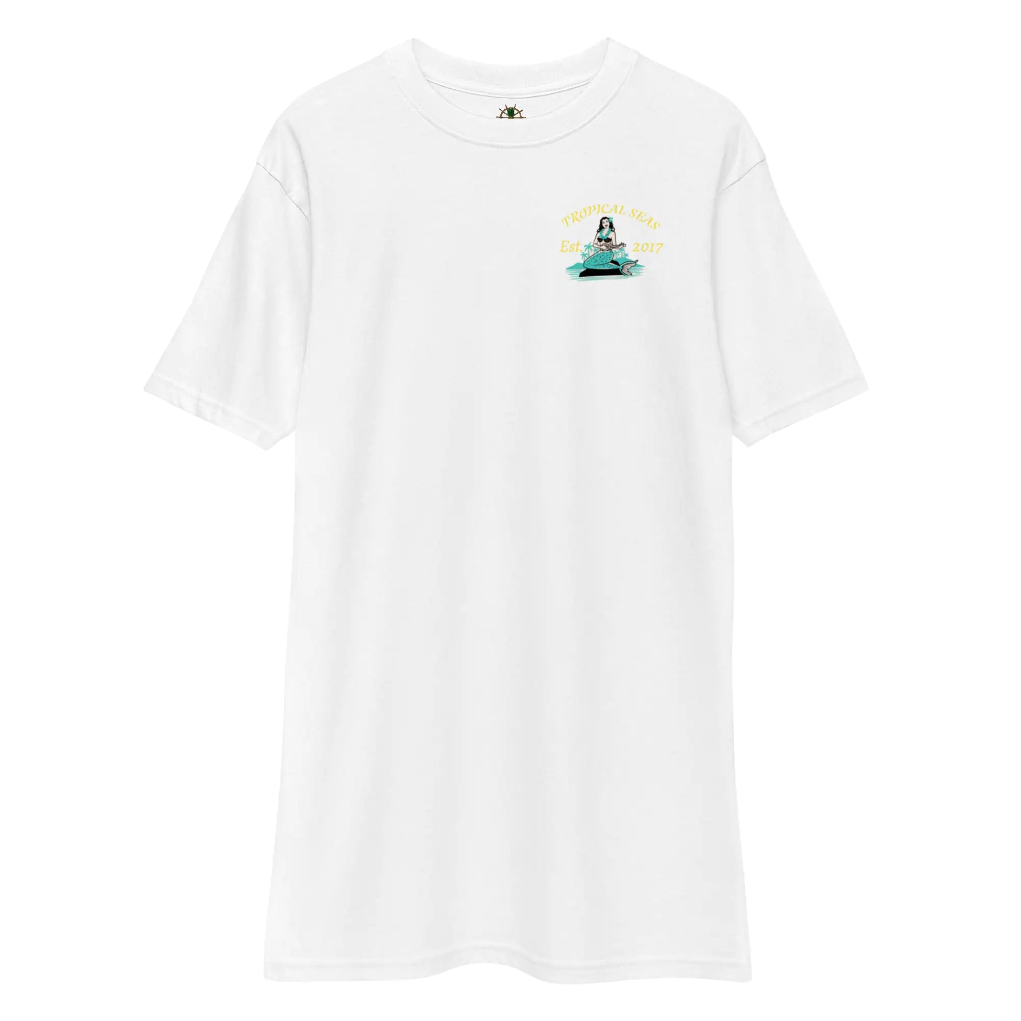 Men's Premium Hula Beach Tropical T-shirt