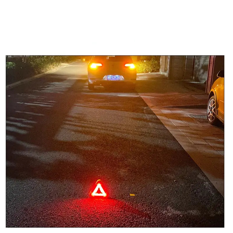 Portable Three-in-One Car Emergency Breakdown Warning Triangle