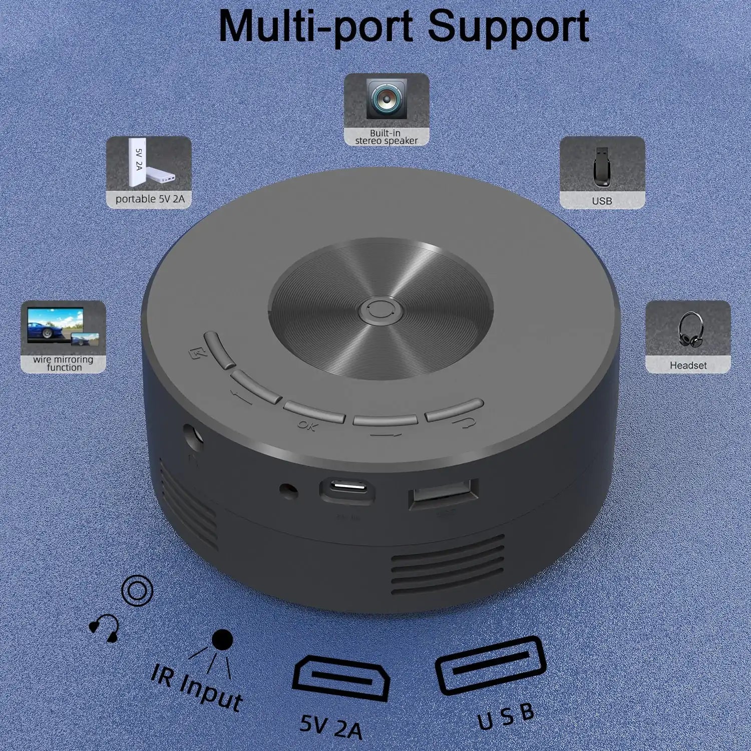 Mini proyectores portátiles para teléfonos inteligentes