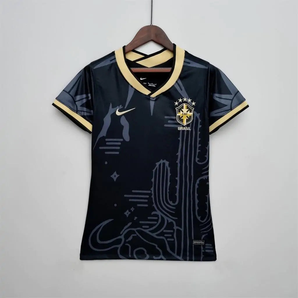 Camisa Brasil Feminina 22/23 Edição Especial Preta