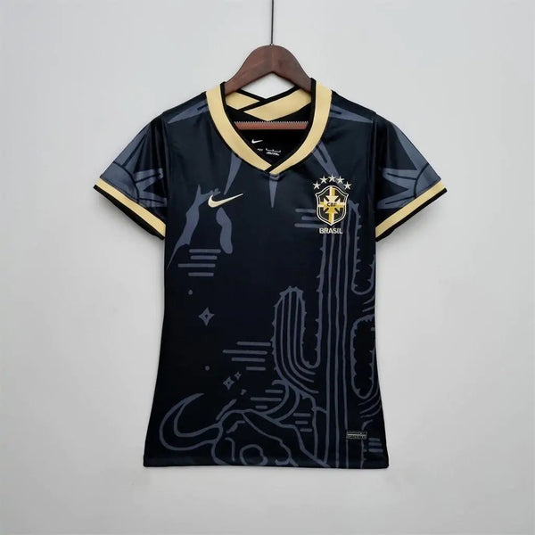 Camisa Brasil Feminina 22/23 Edição Especial Preta