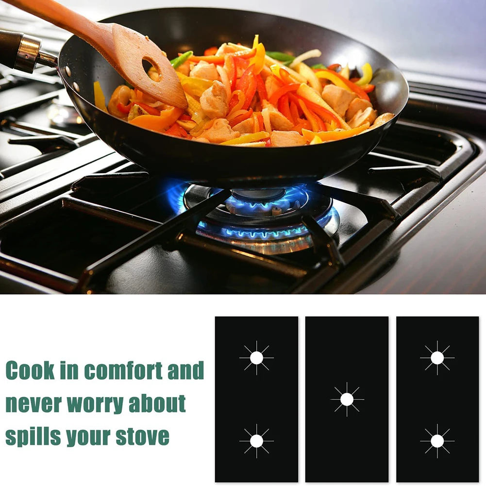 5-Hole Gas Stove Pad Protective Cover Set