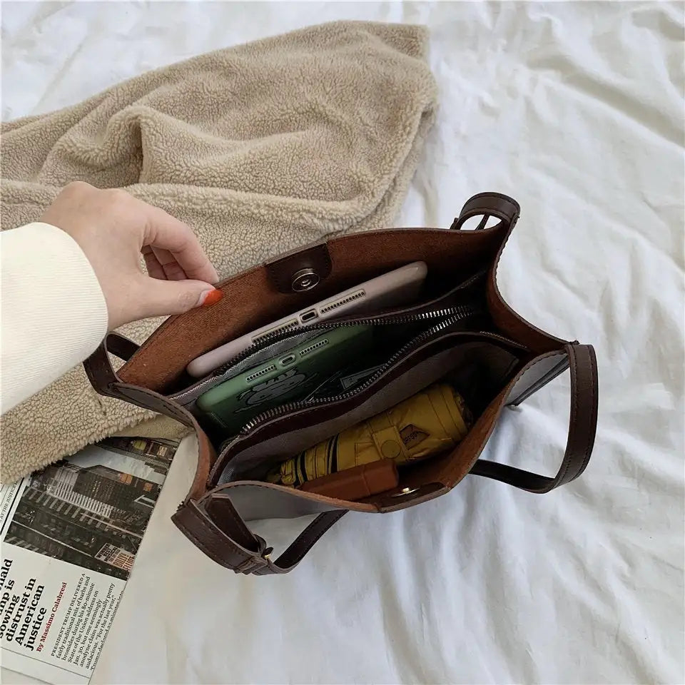 Olives Vegan Leather Tote