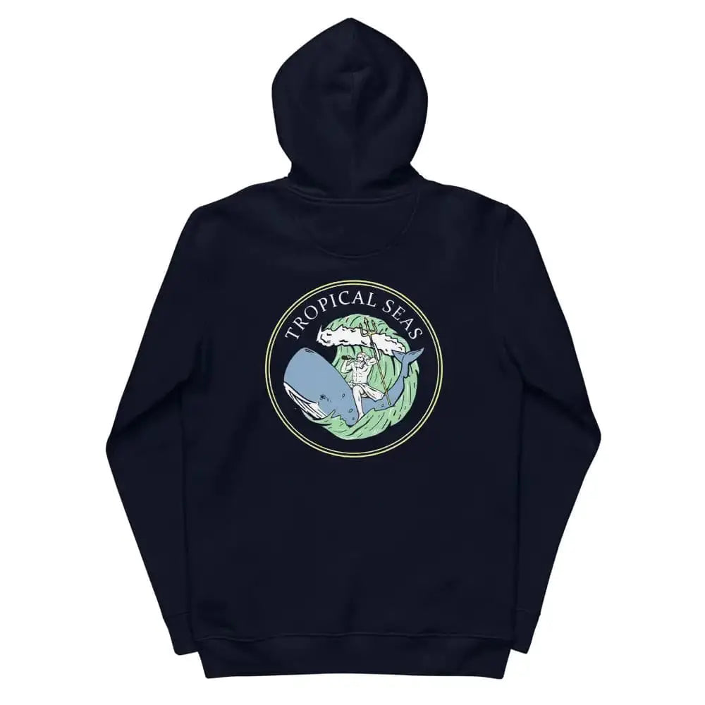 Neptune’s Whale Ride Unisex essential eco hoodie