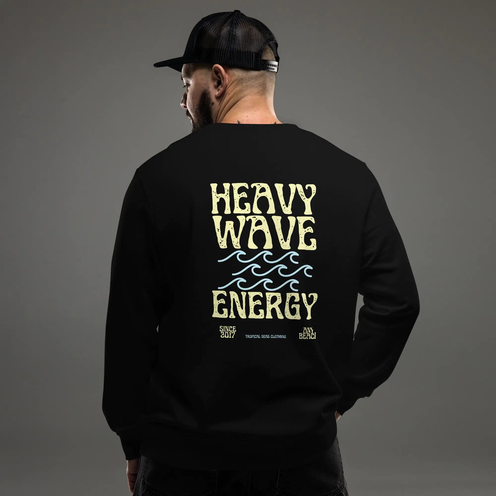 Men's Heavy Wave Energy Organic Sweatshirt