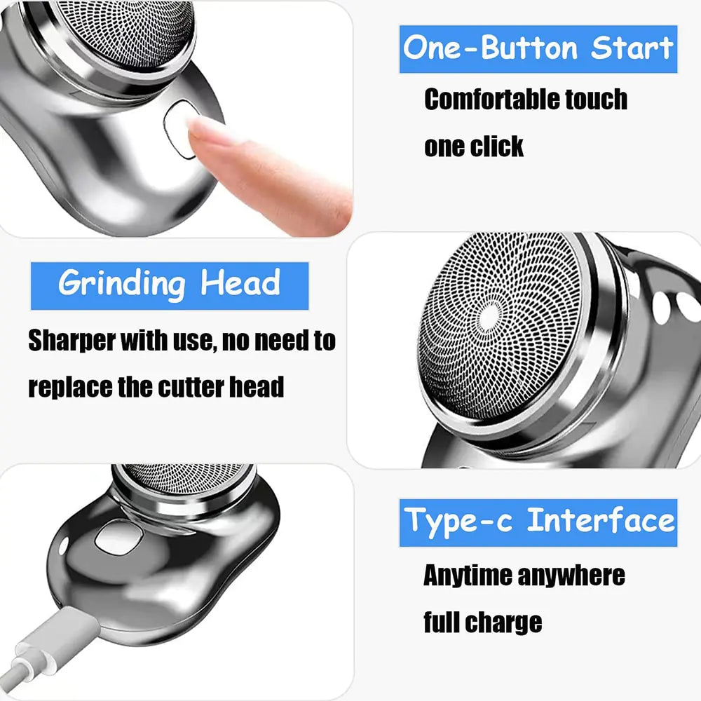 Mini Portable Cordless Electric Shaver