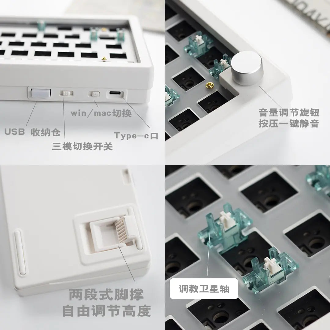 ESC66 Hot Swappable Mechanical Keyboard