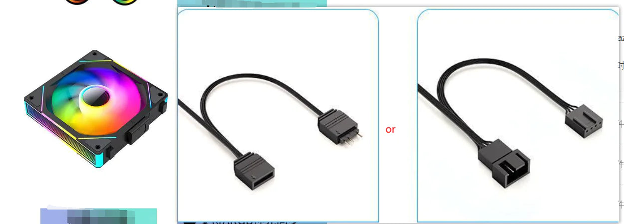 Ciclo de espejo del ventilador de la caja de PC