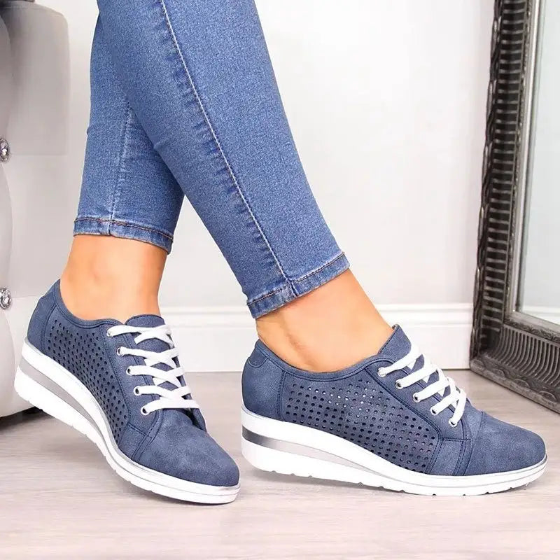 Breathable Platform Sneakers