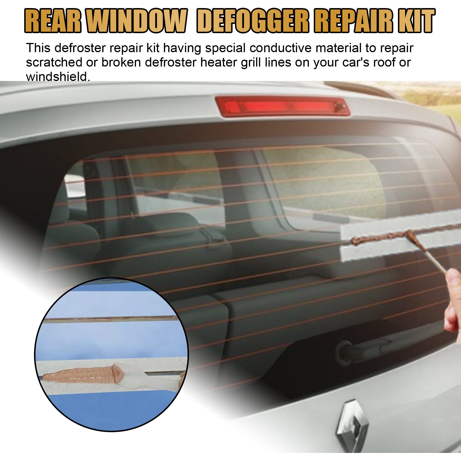 Rear Window Heater Defroster Repair Kit Grille Line Repair Suit