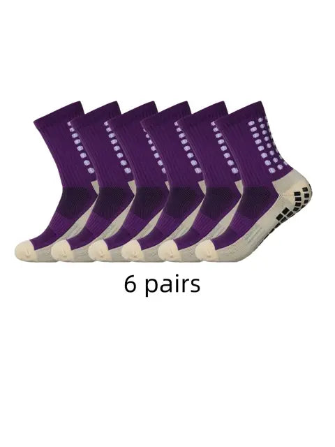 Anti-Skid Classic Sports Socks With Adhesive Points