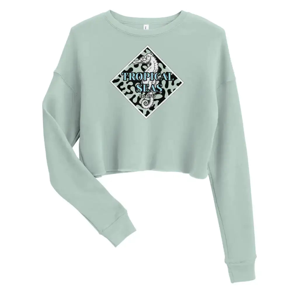 Women's Seahorse Crop-Top Sweatshirt