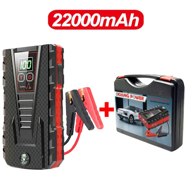 26000mAh/20000mAh Car Jump Starter 1000A 12V Output Portable Emergency Start-up Charger for Cars Booster Battery Starting Device