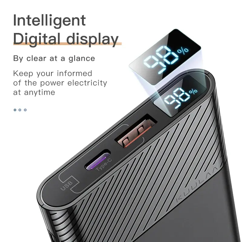 KUULAA Power Bank 10000mAh QC PD 3.0 PoverBank