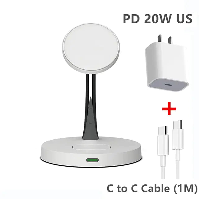 Iphone Magnetic Wireless Charger Station Dock