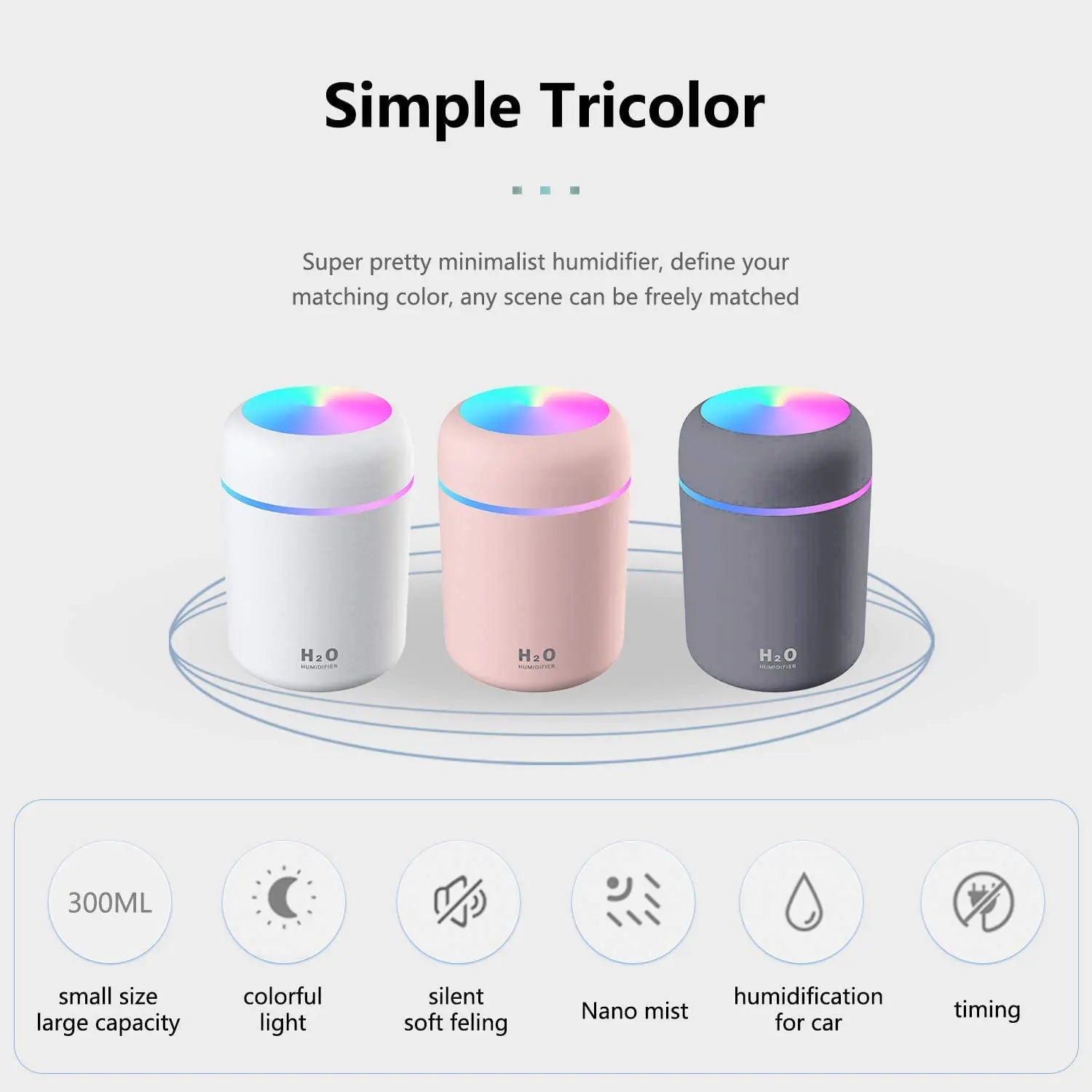 Mini humidificador USB