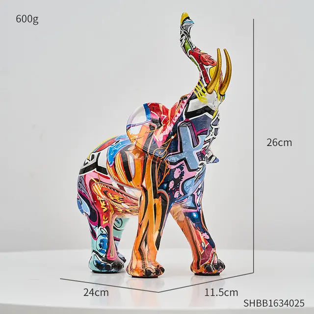 Painting Art Elephant Sculptures & Figurines Modern Decoration