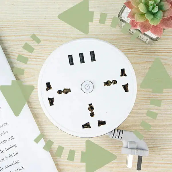 Universal Power Strip Extension Cord