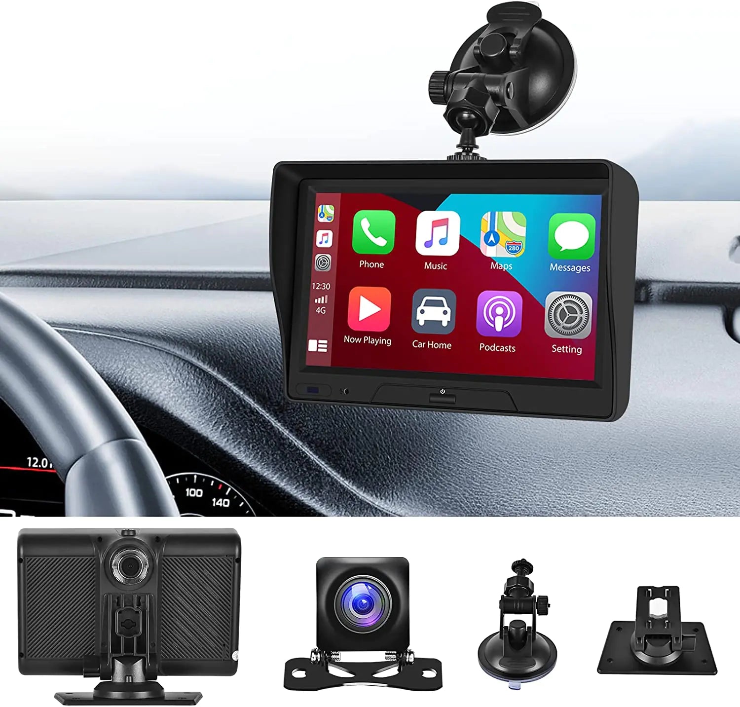 Cars  7 inch carplay  carplay screen  double din car stereo apple carplay  7 inch apple carplay  7 inch double din radio apple carplay  7 inch carplay screen player  7 inch touch screen radio apple carplay  7 inch radio with apple carplay  touch screen carplay