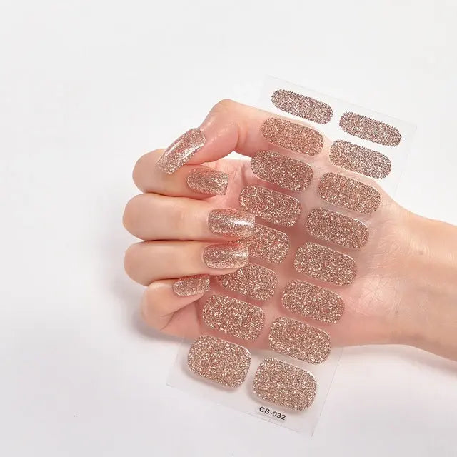 DIY Gel Nail Stickers