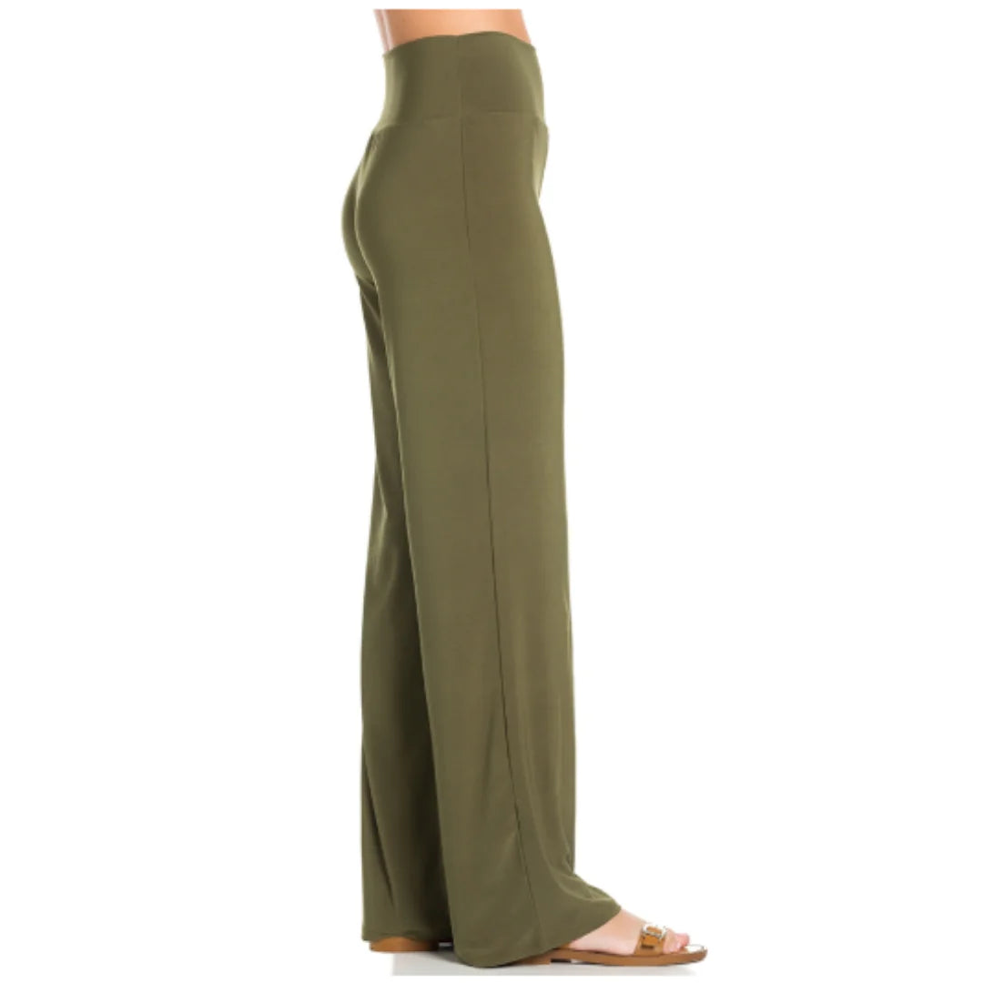 Extra Comfy Cute Pants -Olive