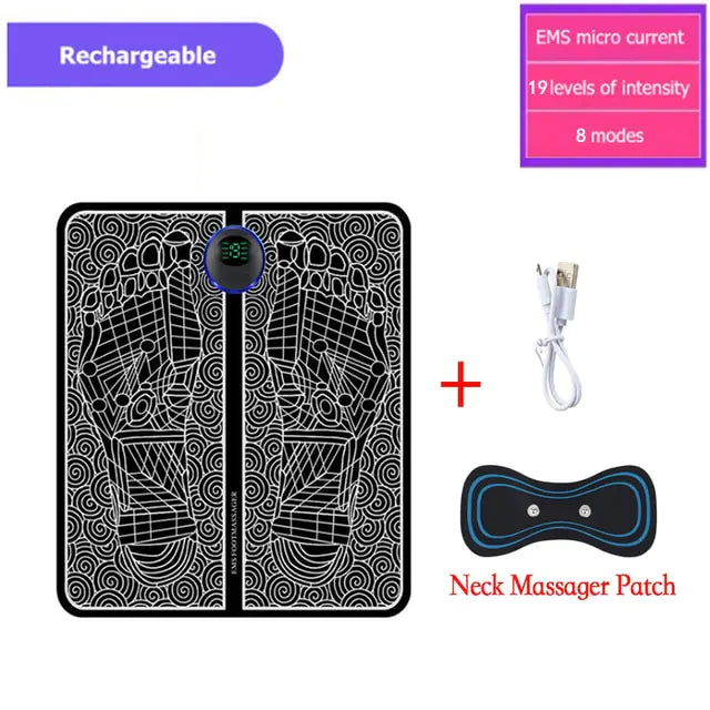 Electric EMS Foot Massager Pad