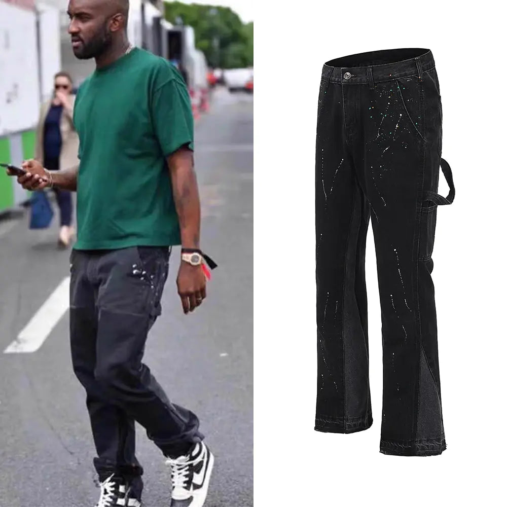 Urban Streetwear Flare Pants