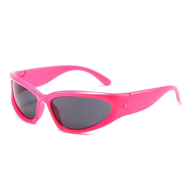 Wrap Around Oval Sunglasses UV400