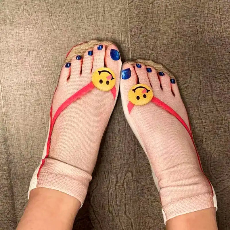 Super Comfy Manicure Print Socks