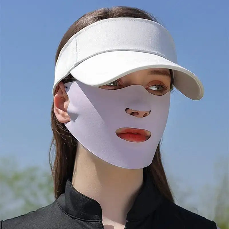 Mascarilla solar para protección