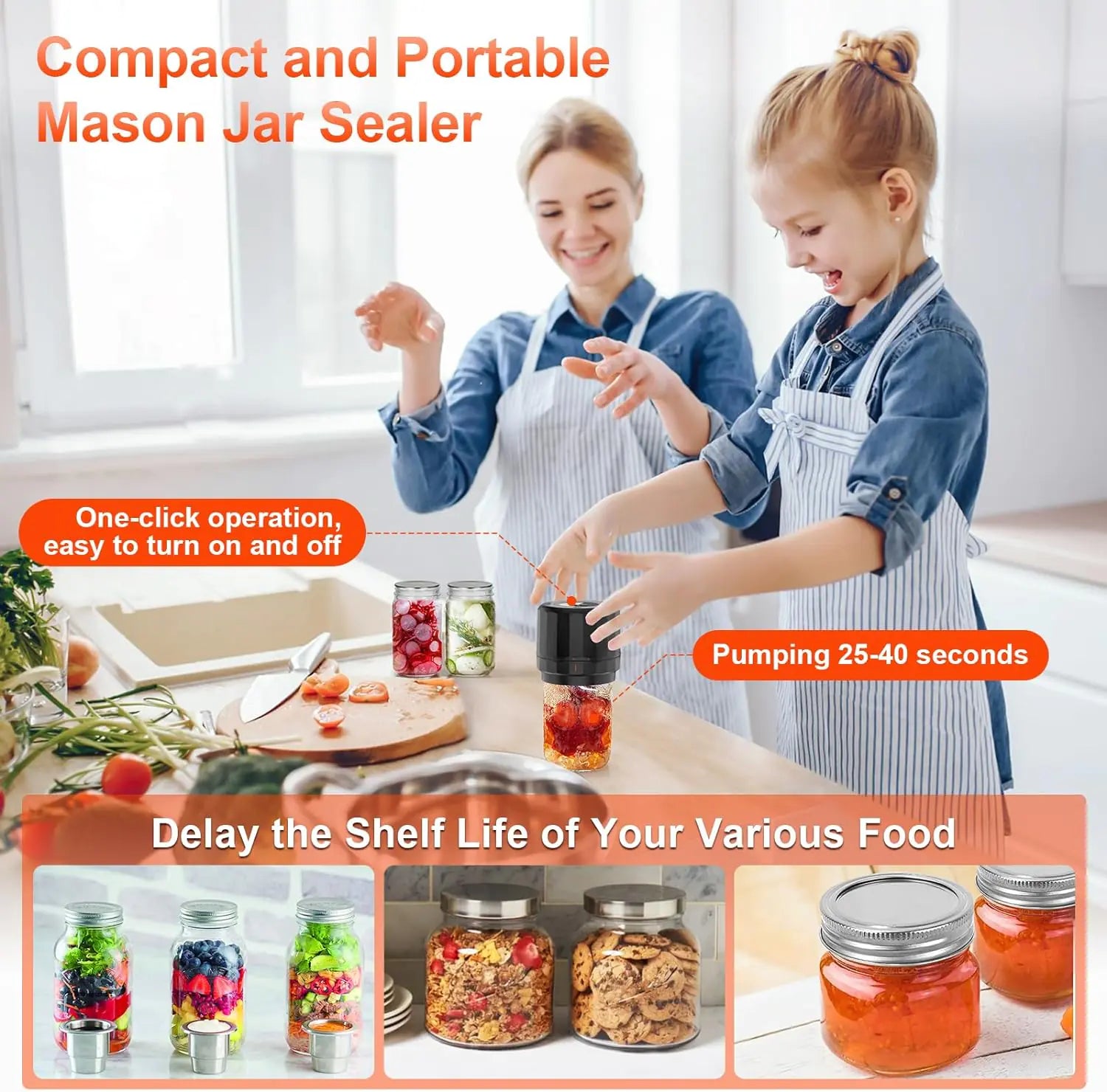 Mason Jar Vacuum Sealer