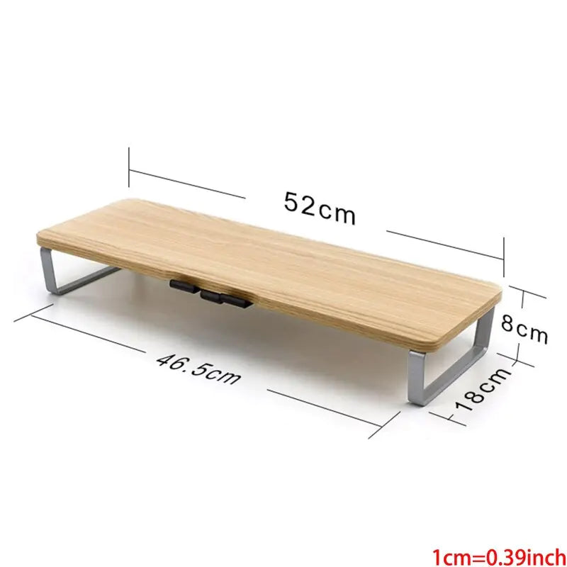 Classic Monitor Stand with Mobile Phone Holder