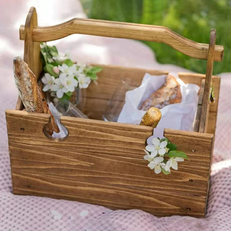 Folding Picnic Basket / Table