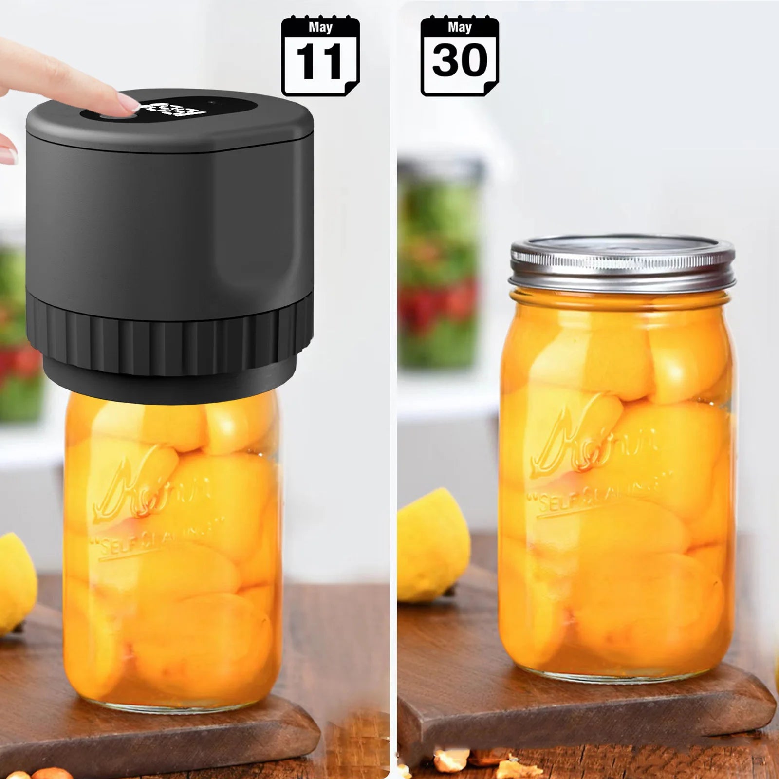 Electric Mason Jar Vacuum Sealer Kit