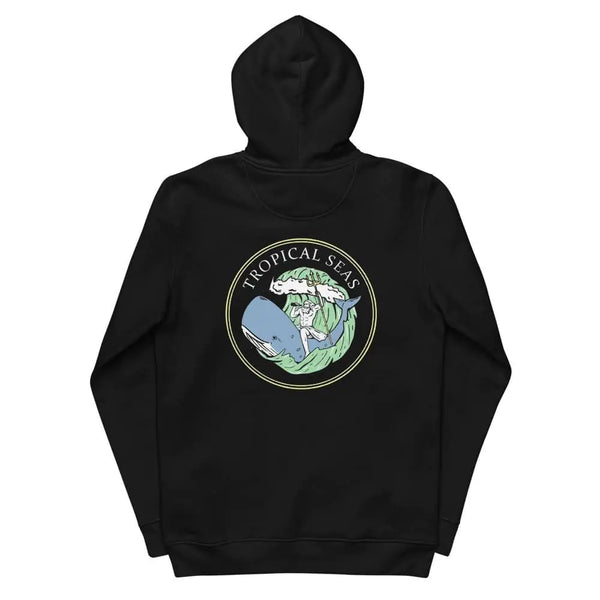 Neptune’s Whale Ride Unisex essential eco hoodie