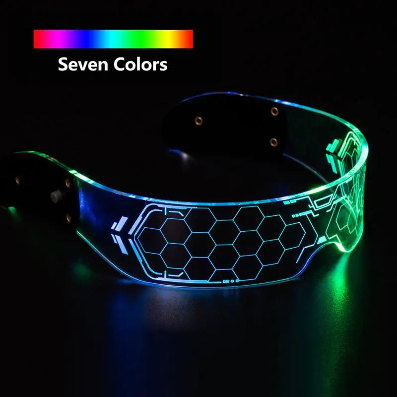 Luminous LED Glasses for Festive Brilliance