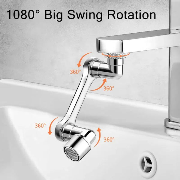 Universal Rotation Faucet Extender