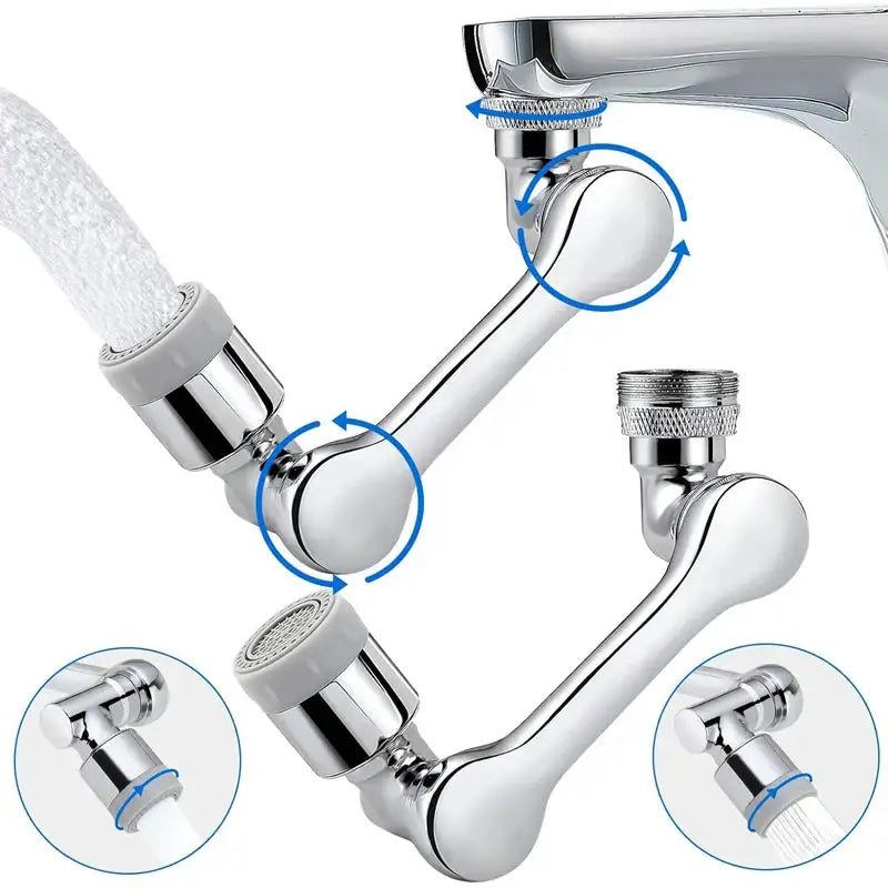 Universal Rotation Faucet Extender