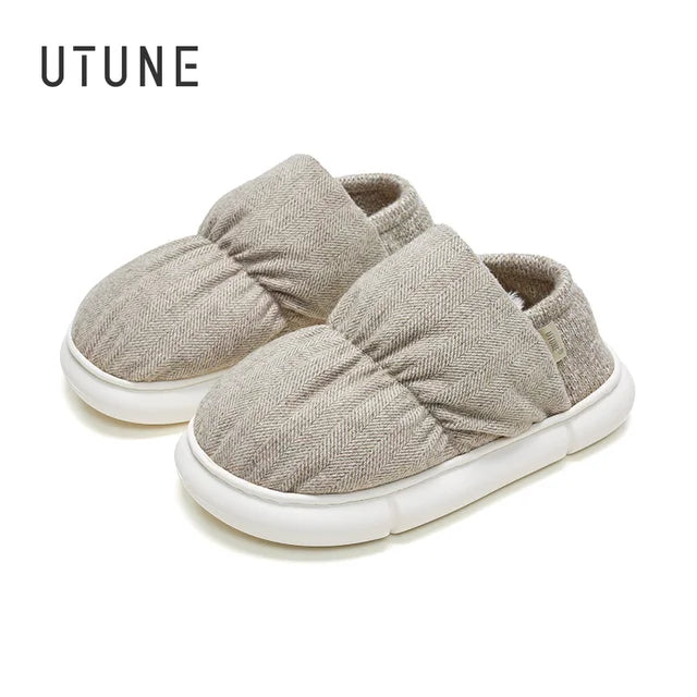 UTUNE Men's Warm Home Slippers