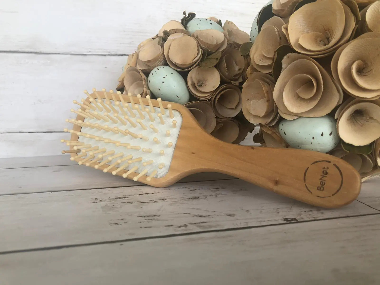 Wooden Detangling Hair Brush