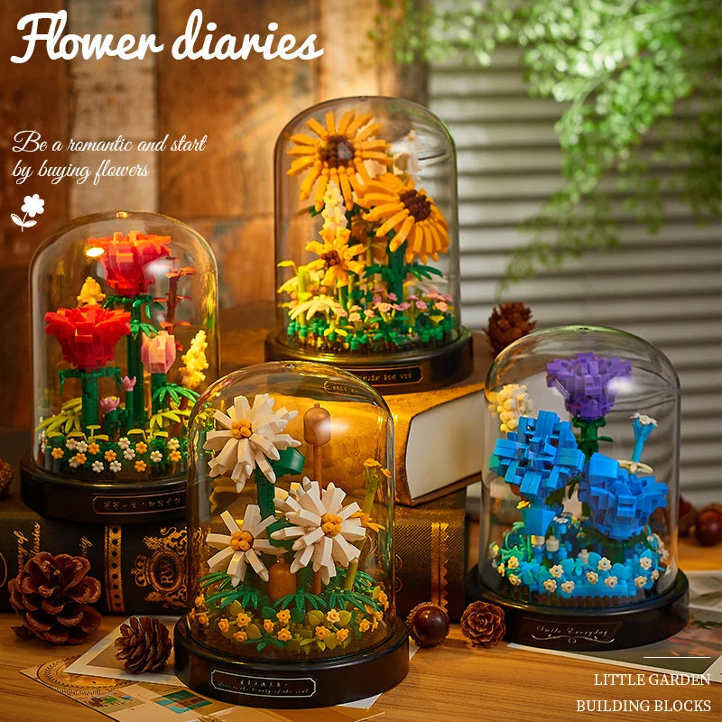 DIY Micro Flower Building Blocks